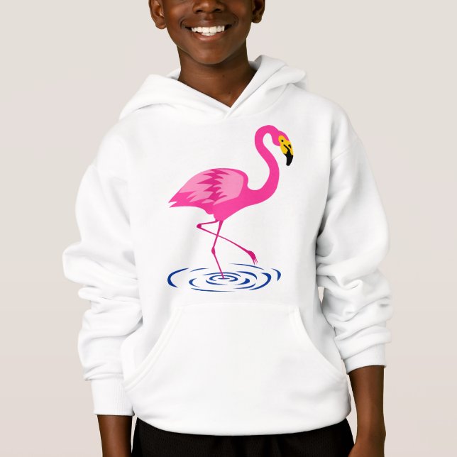 Pink Flamingo Hoodie (Front)