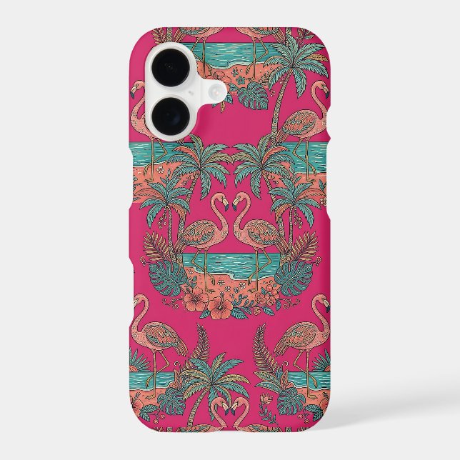 Pink Flamingo iPhone 17 Case (Back)