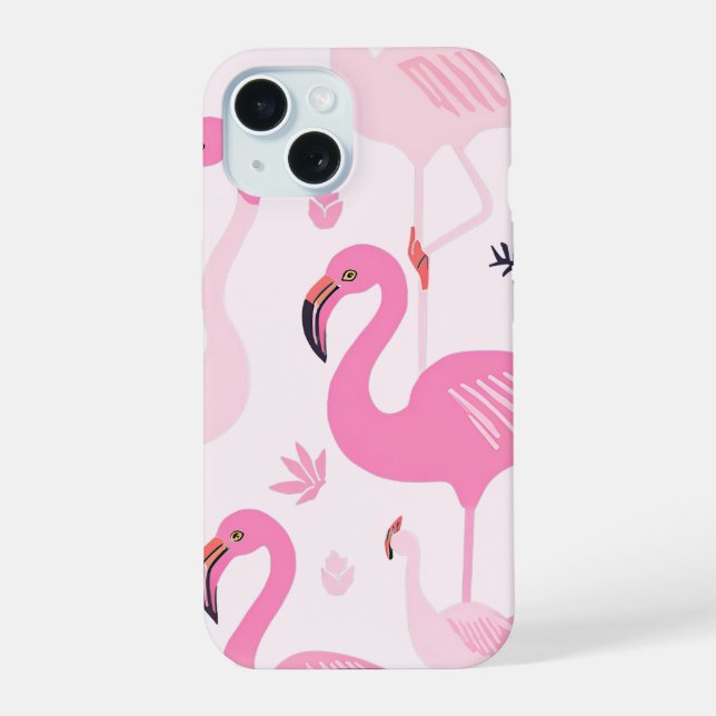 Pink Flamingo Iphone Case (Back)
