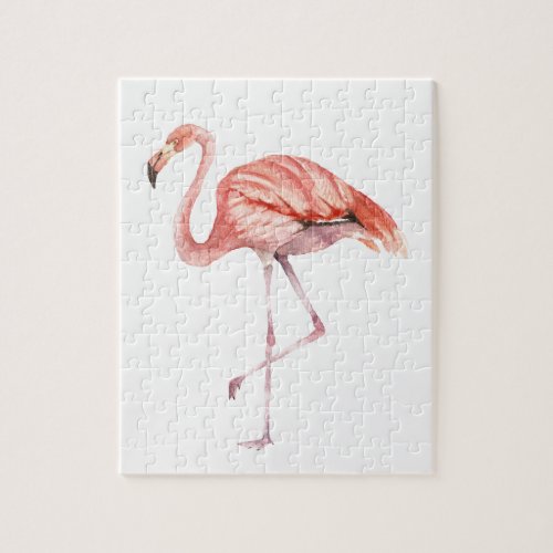 Pink Flamingo Jigsaw Puzzle