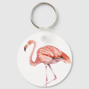 Pink Flamingo Keychain