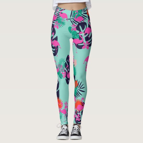 Pink Flamingo Leggings