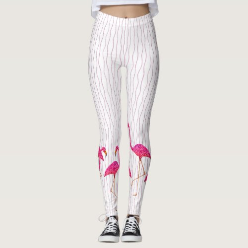 Pink Flamingo Leggings