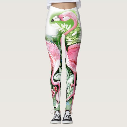 Pink Flamingo Leggings