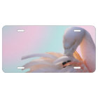 Pink Flamingo License Plate