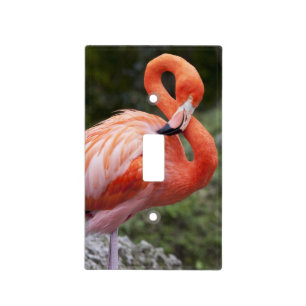 Pink Flamingo Light Switch Cover