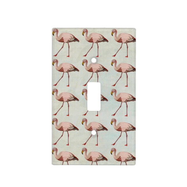 PINK FLAMINGO Light Switch Cover (Front)