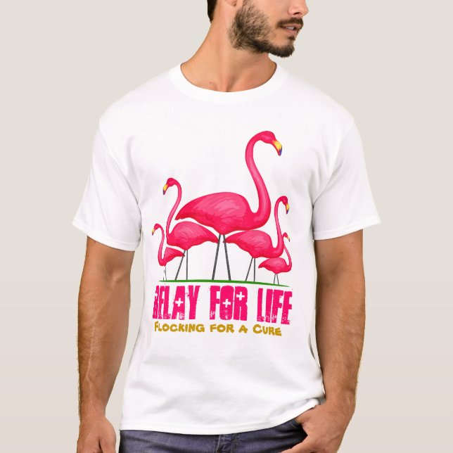 Pink Flamingo Lingo T-Shirt (Front)