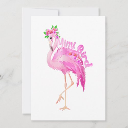Pink Flamingo Mimi Bird Christmas Matching Family