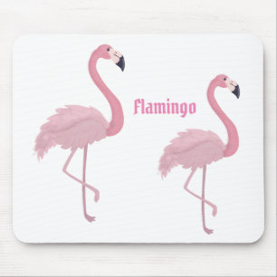 Pink Flamingo Mouse Pad