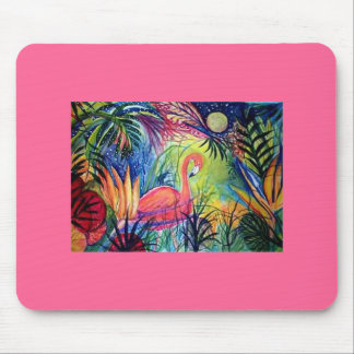 Pink Flamingo Mouse Pad