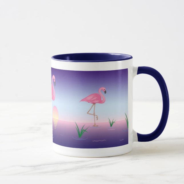 Pink Flamingo Mug (Right)