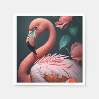Pink Flamingo. Napkins