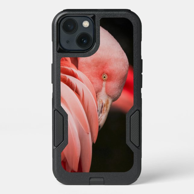 Pink Flamingo Otterbox iPhone Case (Back)