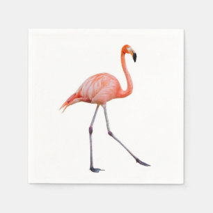 Pink Flamingo Paper Napkins