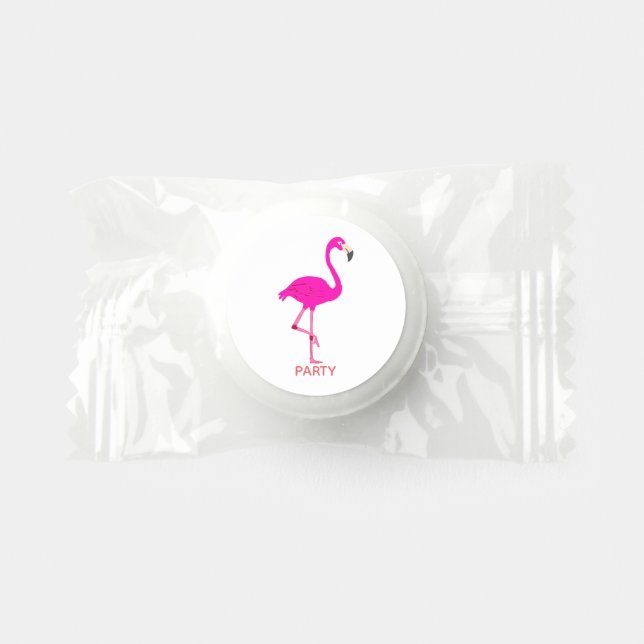 Pink flamingo Party Life Saver® Mints (Front)
