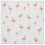 pink flamingo pattern fabric