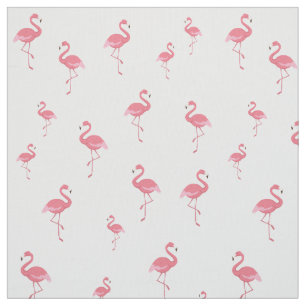 pink flamingo pattern fabric