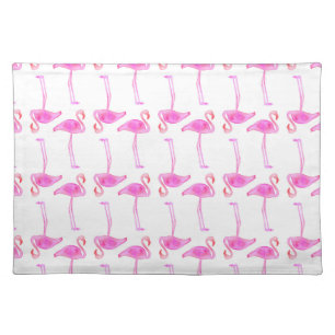 Pink Flamingo Pattern Placemat