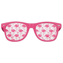 Pink Flamingo Pattern Retro Sunglasses Pink Flamingo Pattern Retro Sunglasses