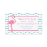 Pink Flamingo Personalized Business Contact Cards Pink Flamingo Personalized Business Contact Cards