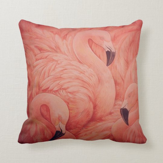 Pink Flamingo Pillow | Zazzle.com