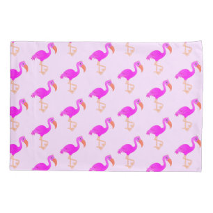 Pink Flamingo Pillow Case