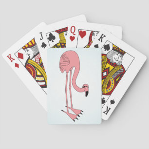 Pink Flamingo Play Poker Cards