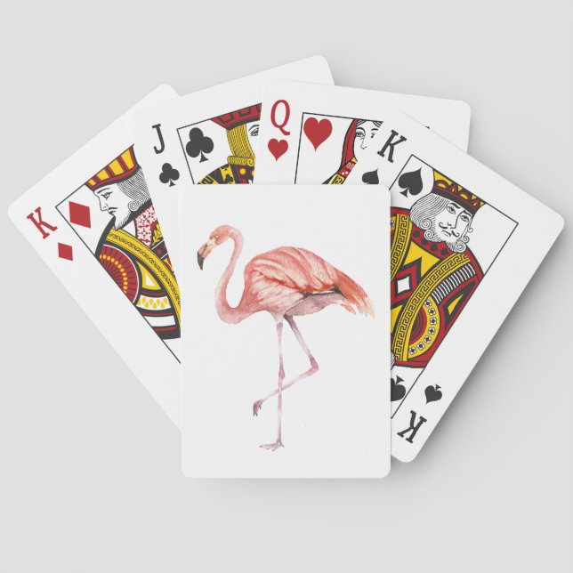 Pink Flamingo Poker Cards (Back)