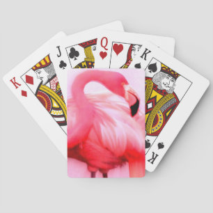 Pink Flamingo Poker Cards