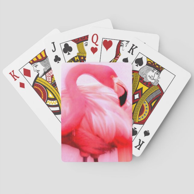 Pink Flamingo Poker Cards (Back)
