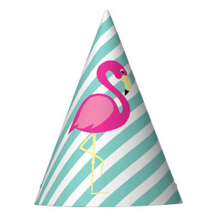 Pink Flamingo Pool Party Birthday Hat