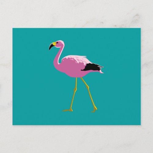 Pink Flamingo Postcard