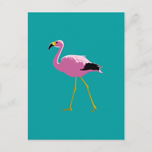 Pink Flamingo Postcard