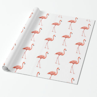 Flamingo Wrapping Paper | Zazzle