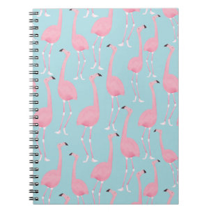 Pink Flamingo Spiral Notebook