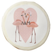 Pink Flamingo Sugar Cookie (Front)