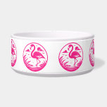 Pink Flamingo Summer Circle Design-68730 Bowl<br><div class="desc">Pink Flamingo Summer Circle Design (Design Tracking Code-68730)</div>