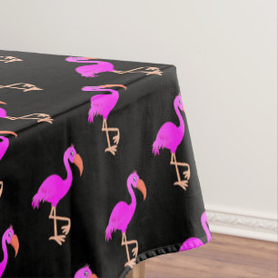 Pink Flamingo Tablecloth Custom Color
