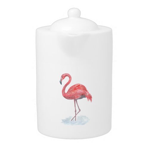 Pink Flamingo  Teapot