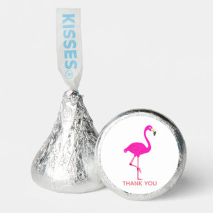 Pink flamingo Thank you Hershey®'s Kisses®