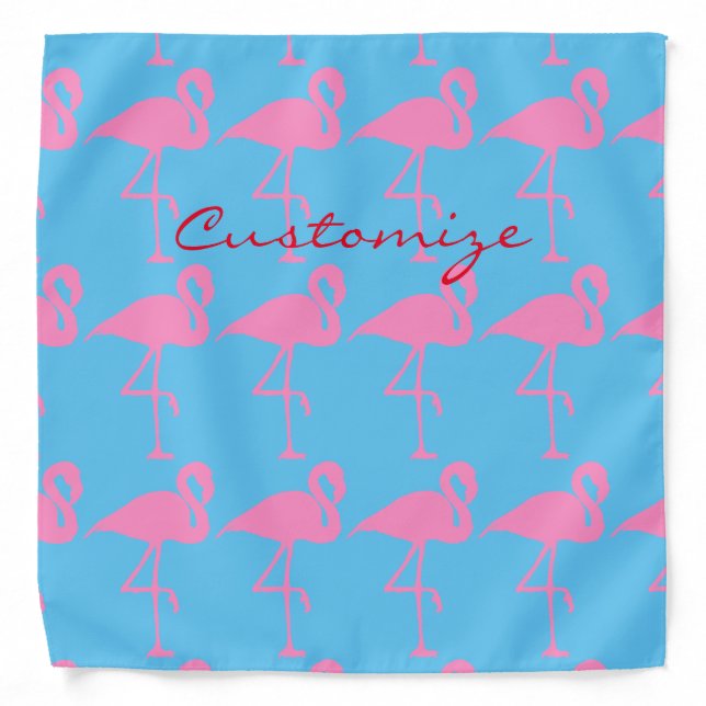 Pink Flamingo Thunder_Cove Bandana (Front)