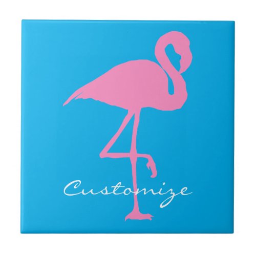 Pink Flamingo Thunder_Cove Ceramic Tile