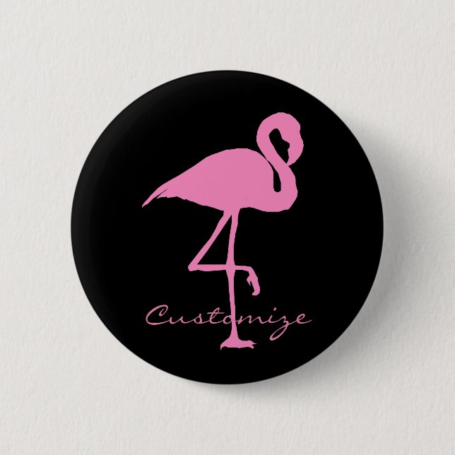 Pink Flamingo Thunder_Cove Classic Button (Front)