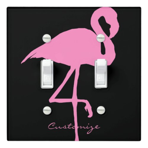 Pink Flamingo Thunder_Cove Classic Light Switch Cover