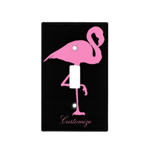 Pink Flamingo Thunder_Cove Classic Light Switch Cover