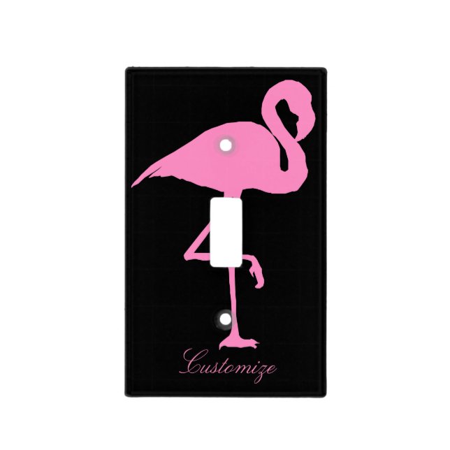 Pink Flamingo Thunder_Cove Classic Light Switch Cover (Front)