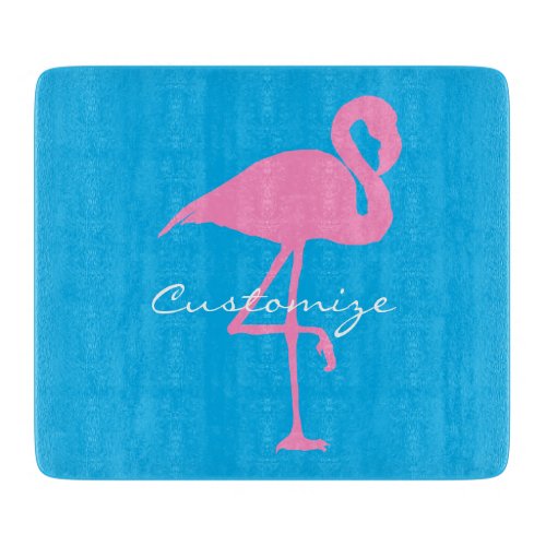 Pink Flamingo Thunder_Cove Cutting Board