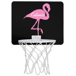 Pink Flamingo Thunder_Cove Desk Mini Basketball Hoop