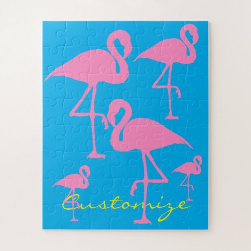 Pink Flamingo Thunder_Cove Jigsaw Puzzle